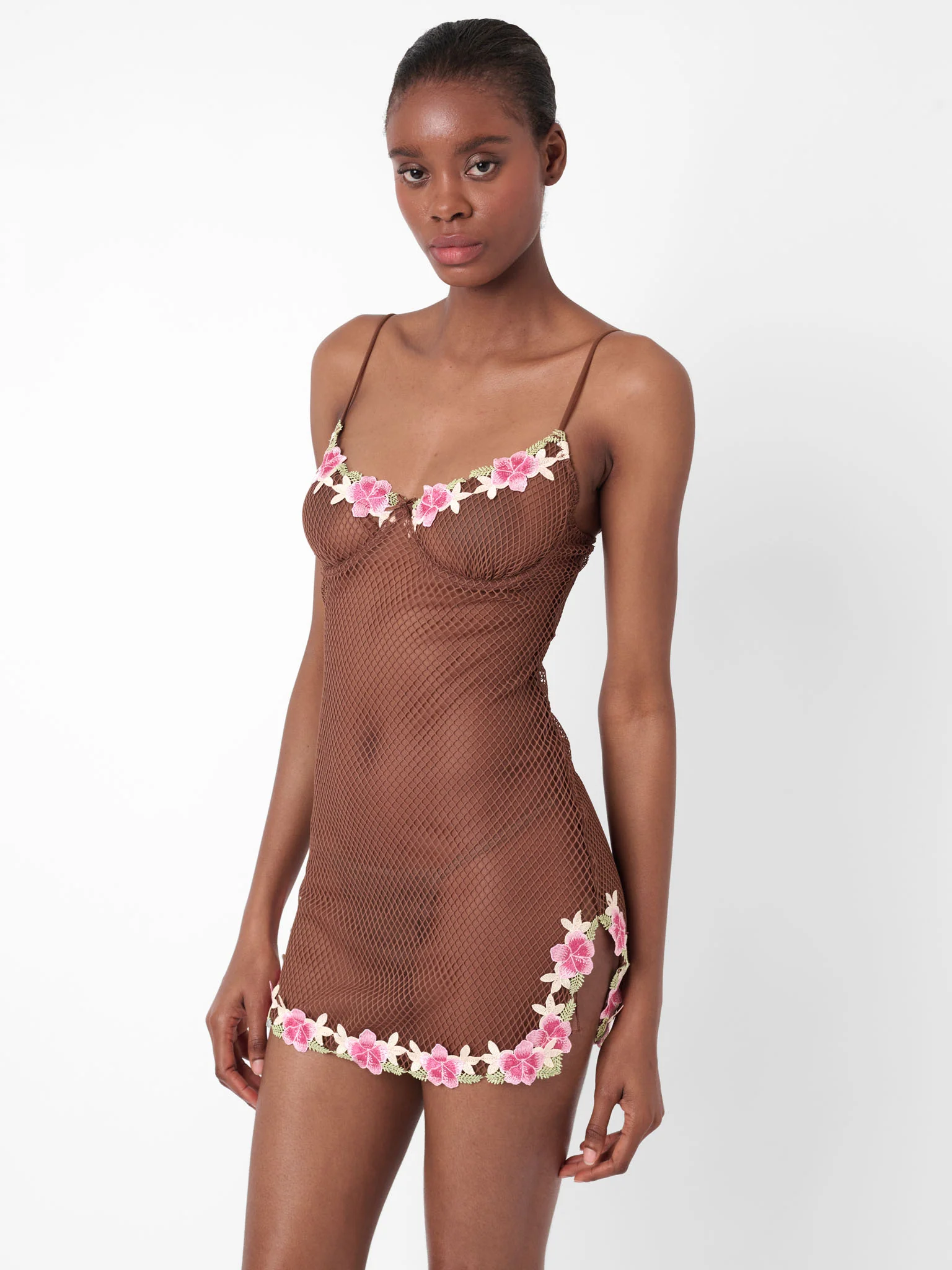 Peony Dress Brown - Image 2