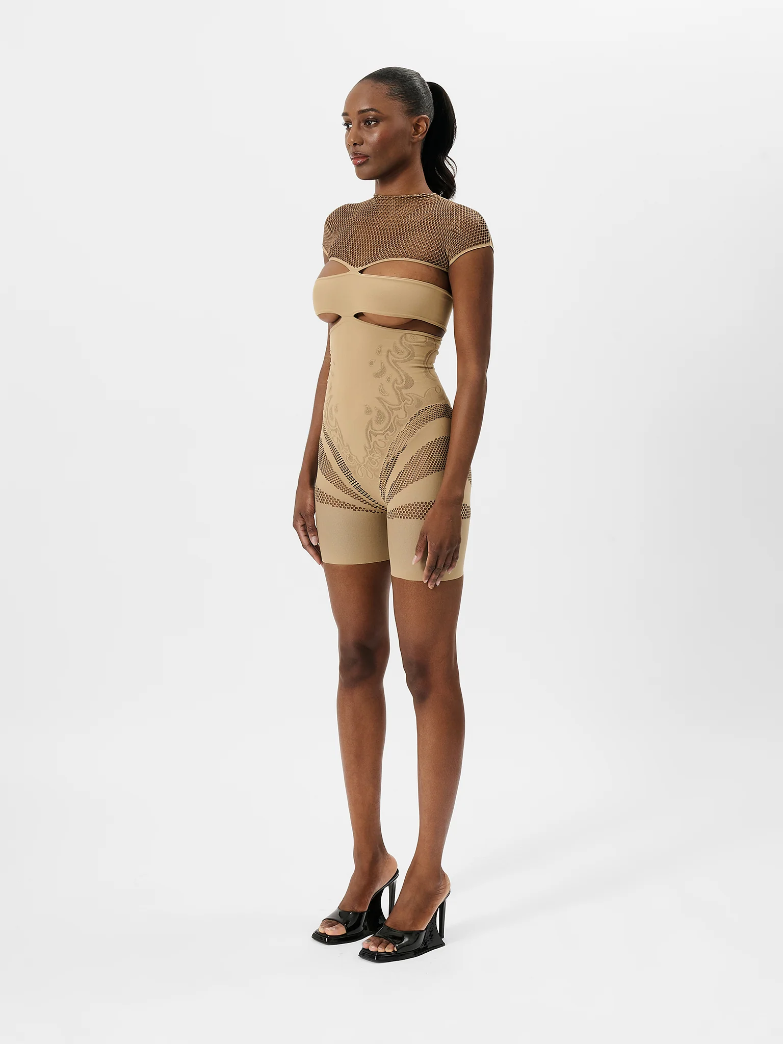 Pollard Playsuit Beige - Image 4