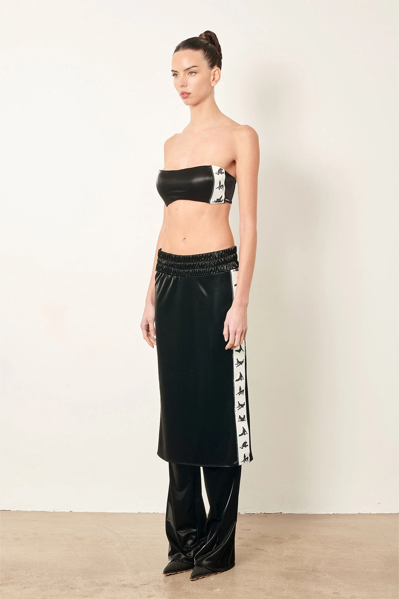 Premier Trouser Skirt Black - Image 4