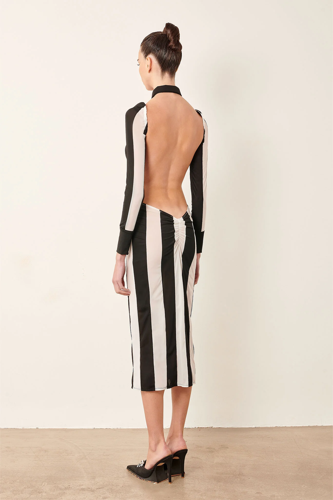 Ref Dress Black/White Stripe - Image 5