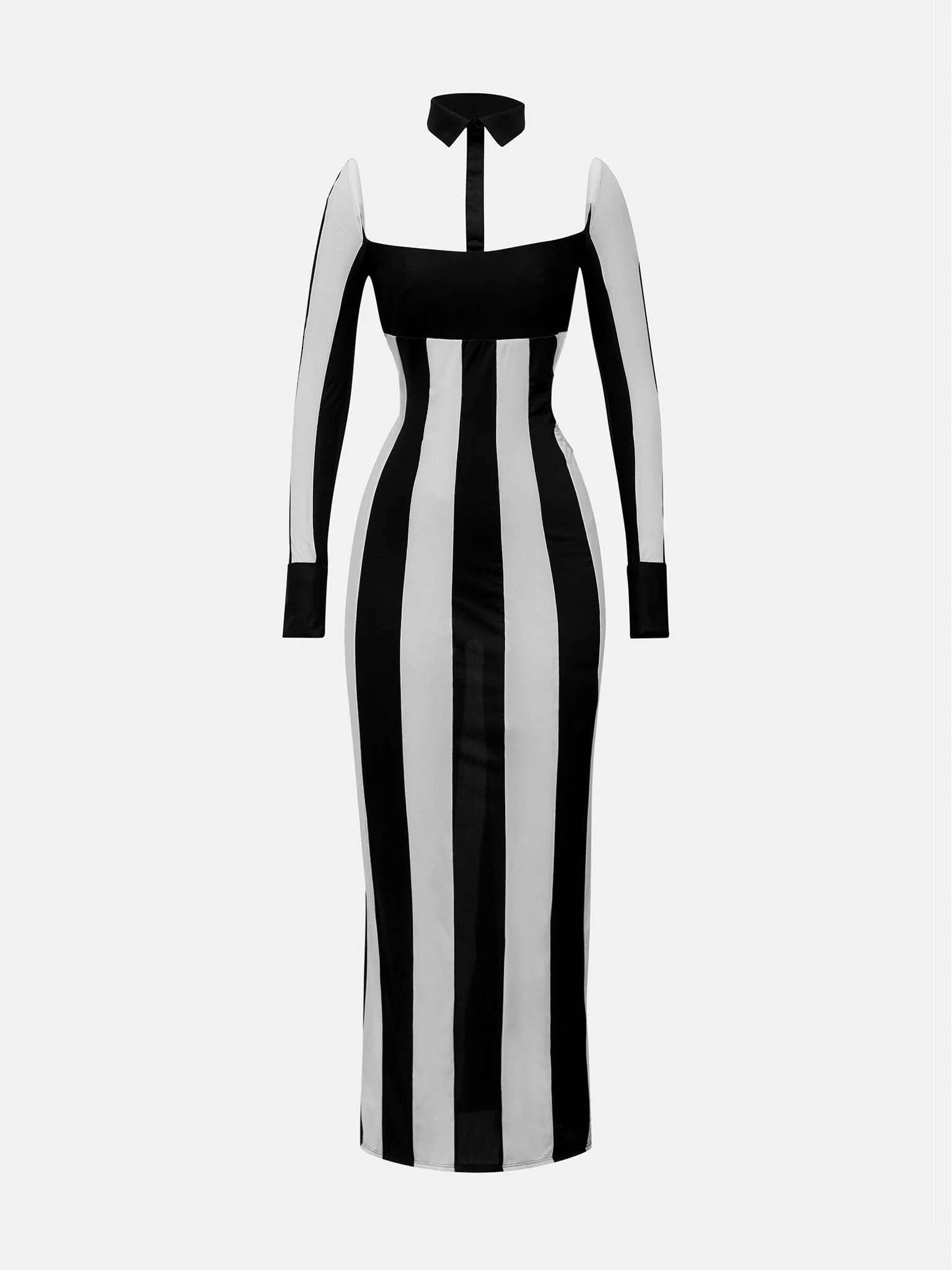 Ref Dress Black/White Stripe - Image 6