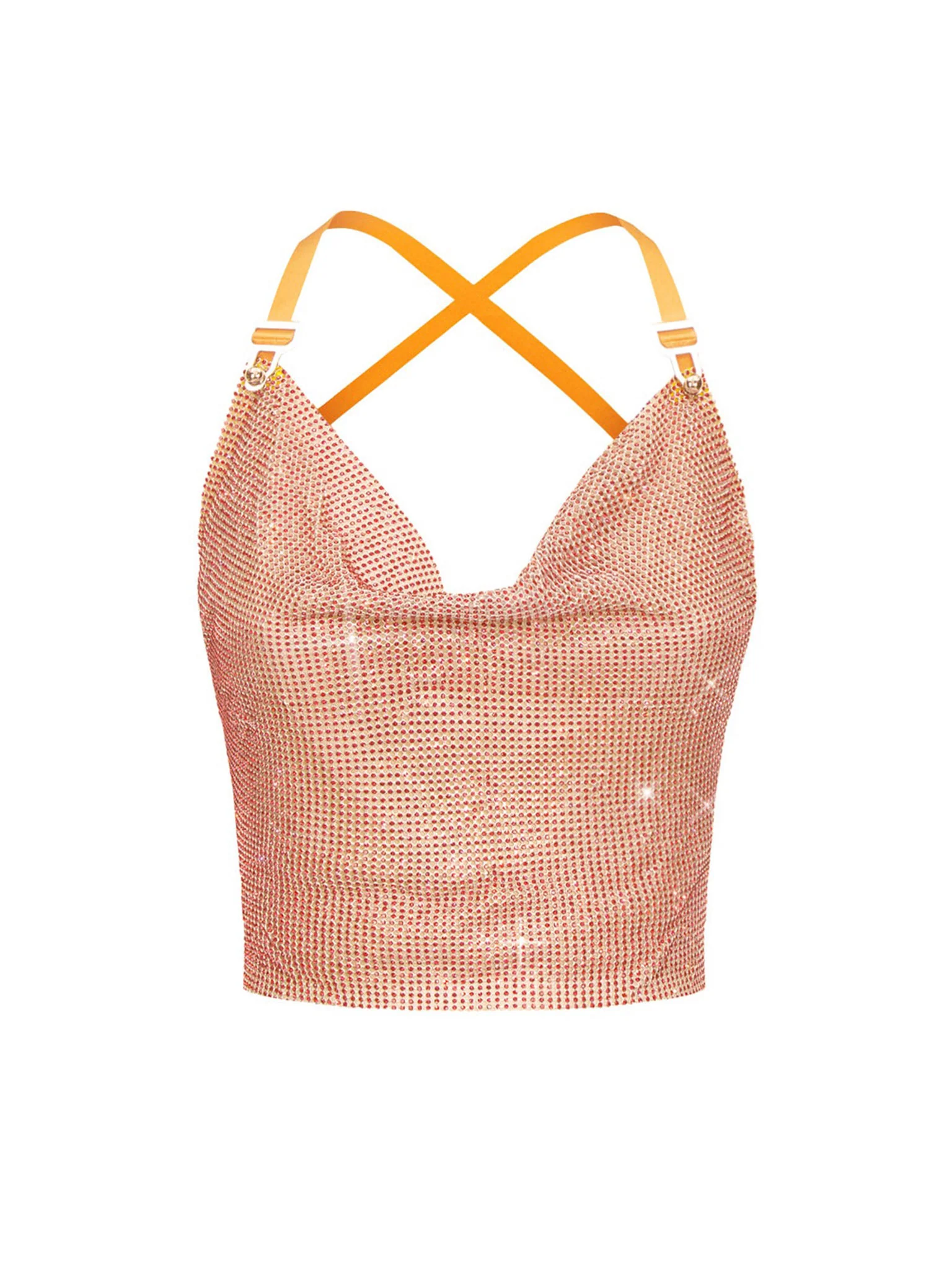Rhinestoned Bambi Top Aperol Spritz