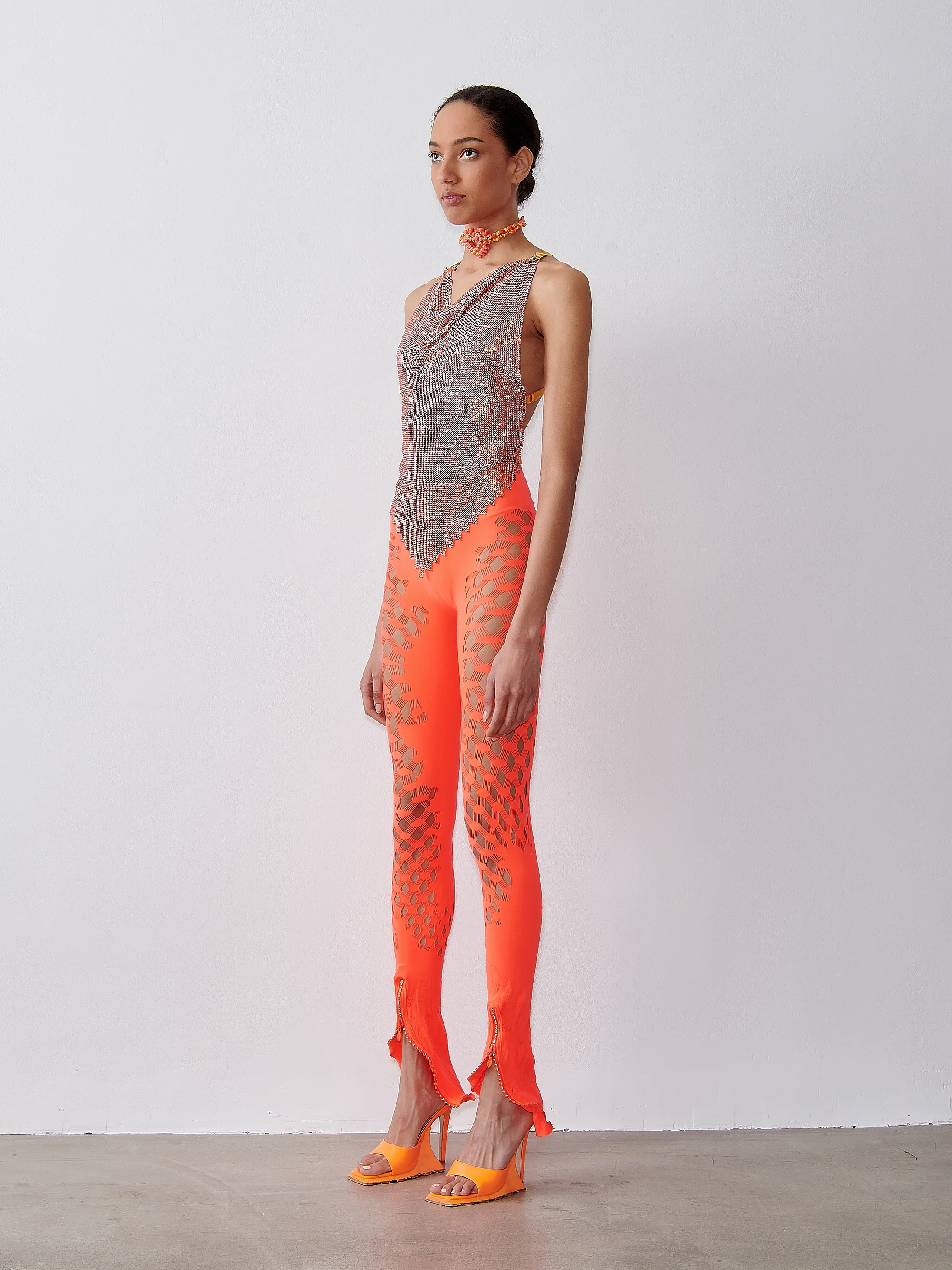 Rhinestoned Beyan Top Aperol Spritz - Image 3