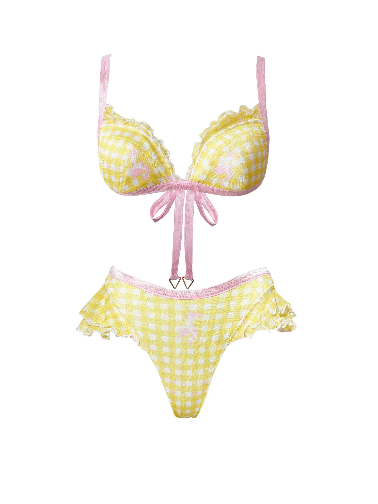 Richards Bikini Bottoms Sunshine Gingham - Image 5