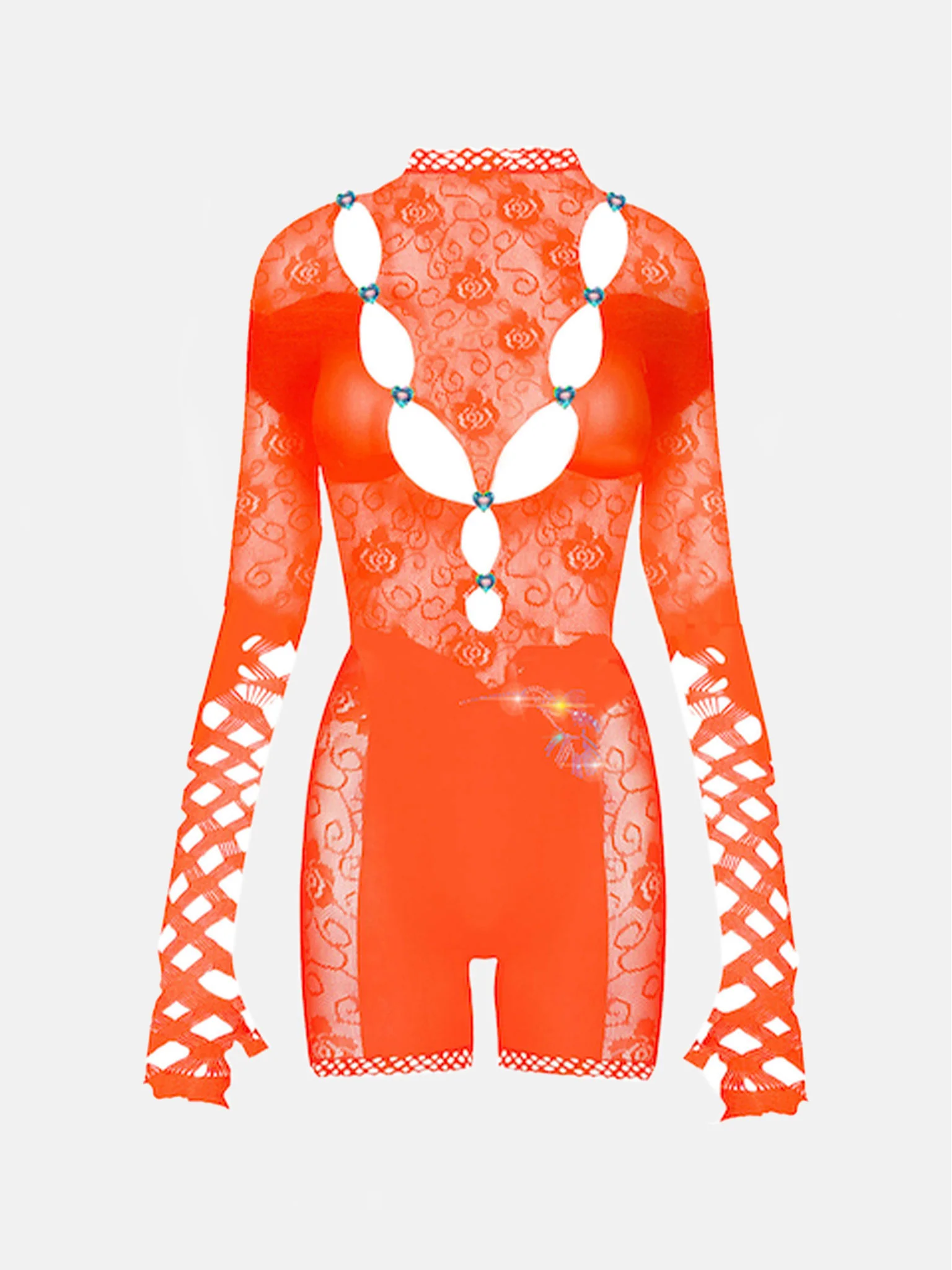 River Playsuit Cherry Soda