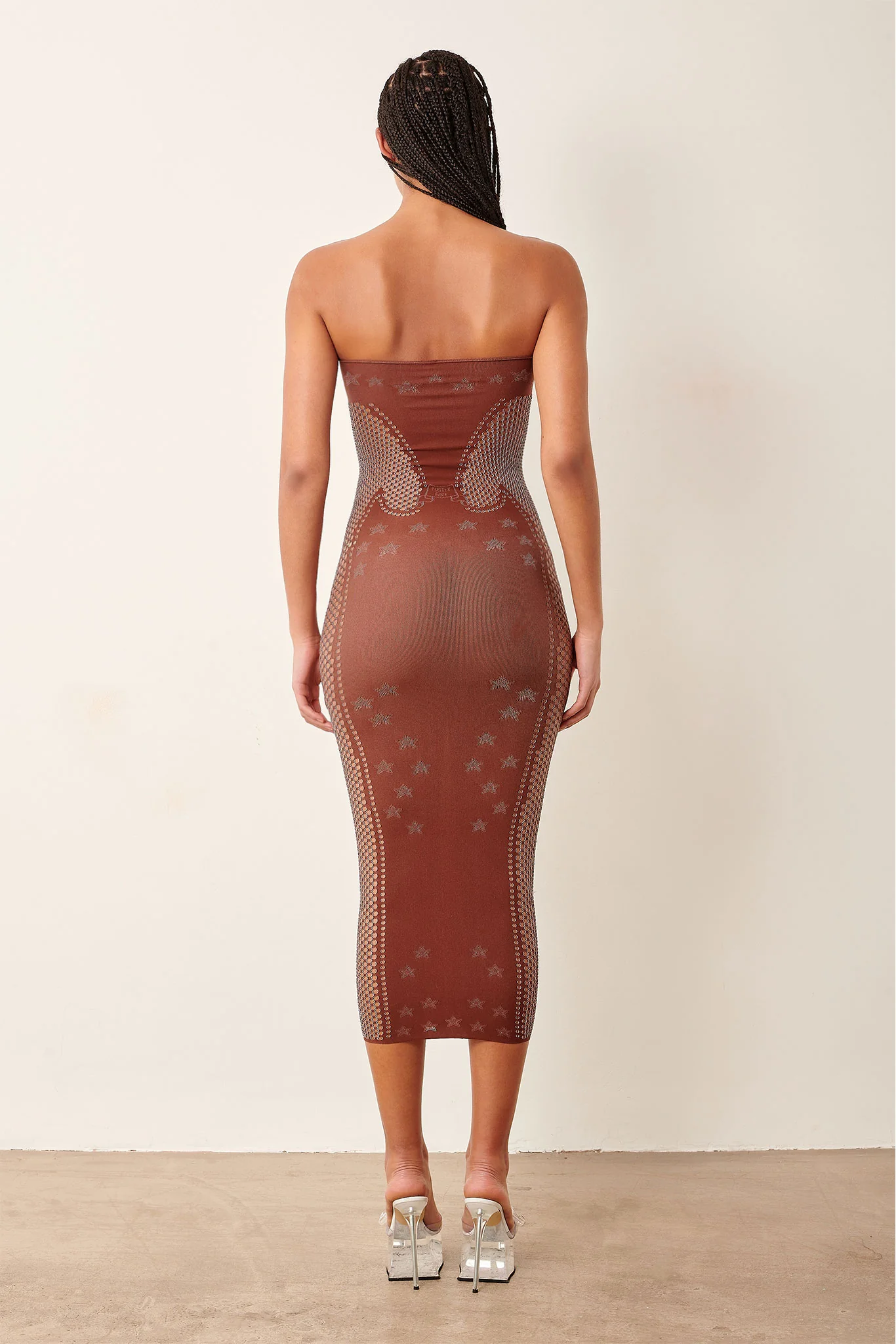Roxie Dress Old Money Brown - Image 4