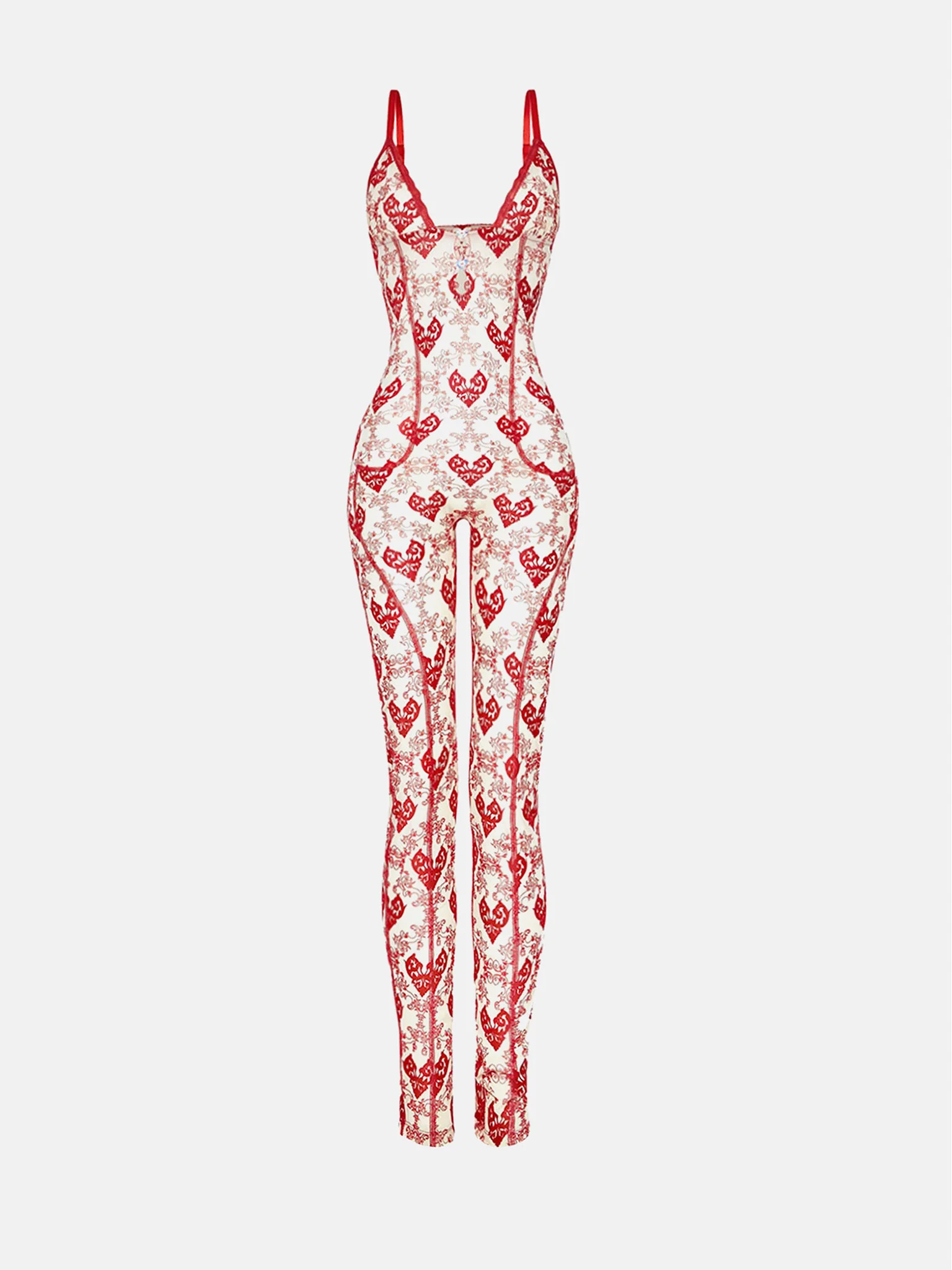 Scarlett Jumpsuit Red - Image 5