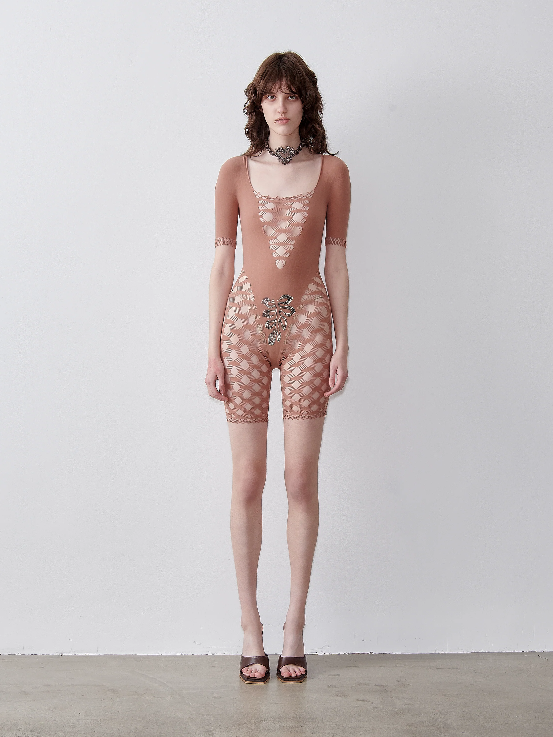 Shelly Playsuit Latte - Image 2