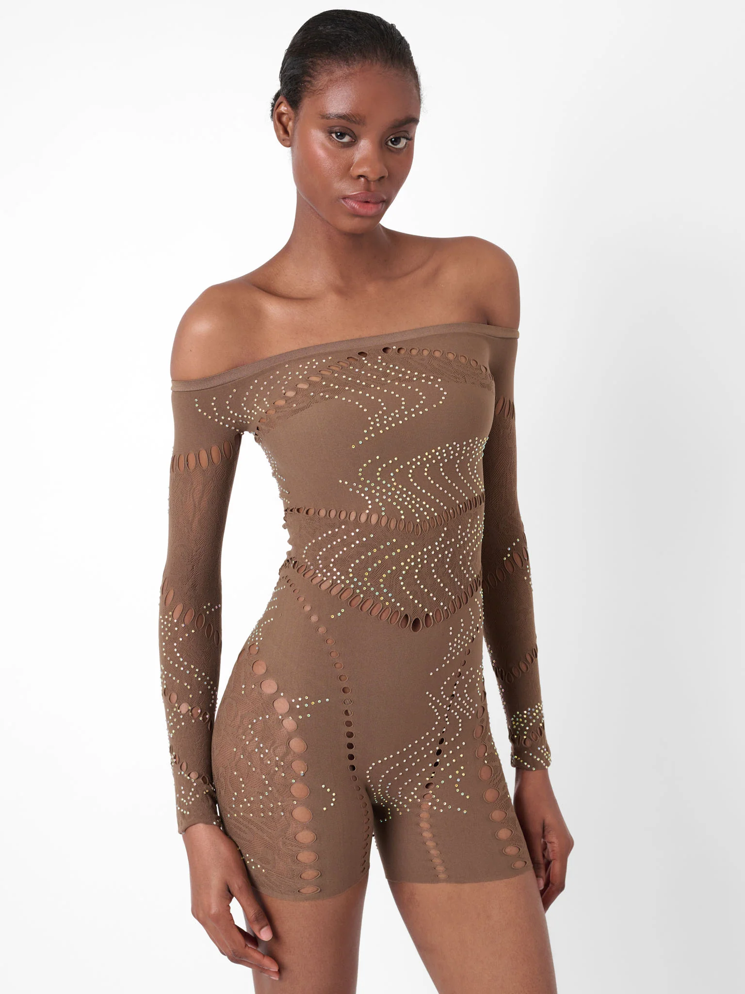 Sonya Jumpsuit Kahlua Brown - Image 2