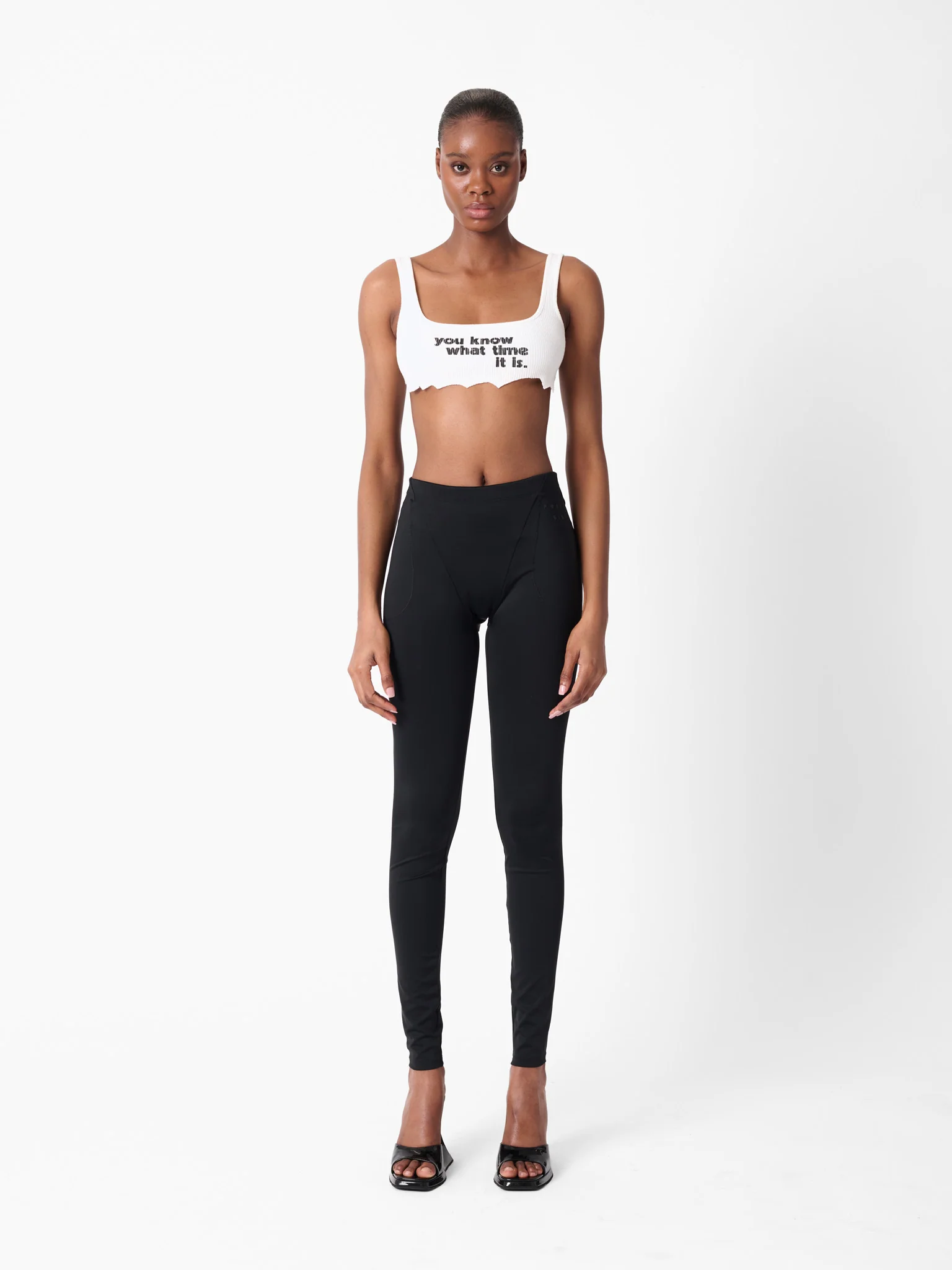 Stacy Padded Leggings Black