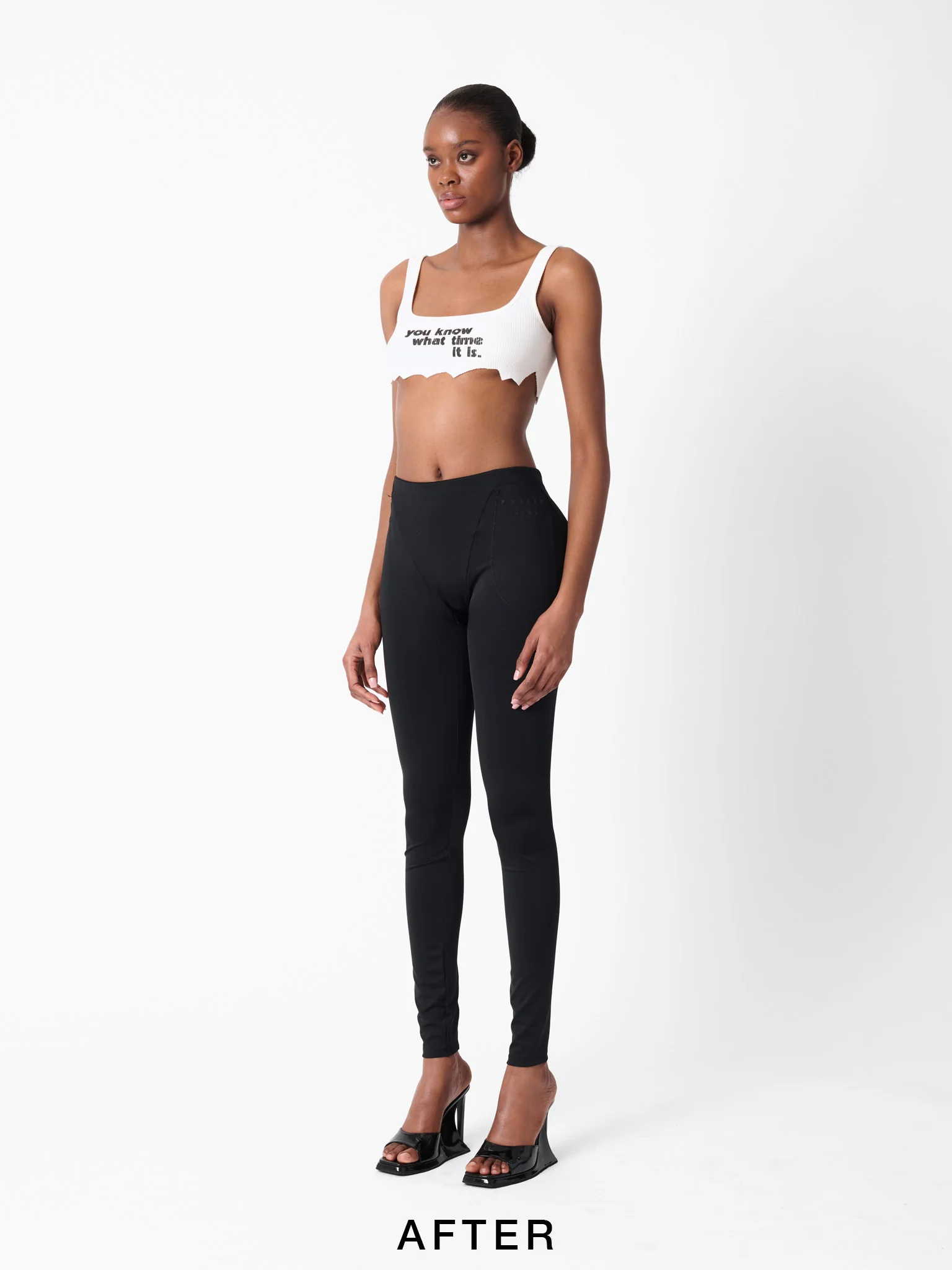 Stacy Padded Leggings Black - Image 10