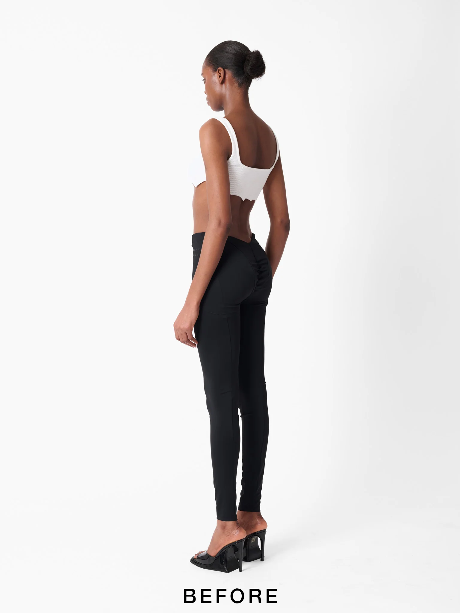 Stacy Padded Leggings Black - Image 6