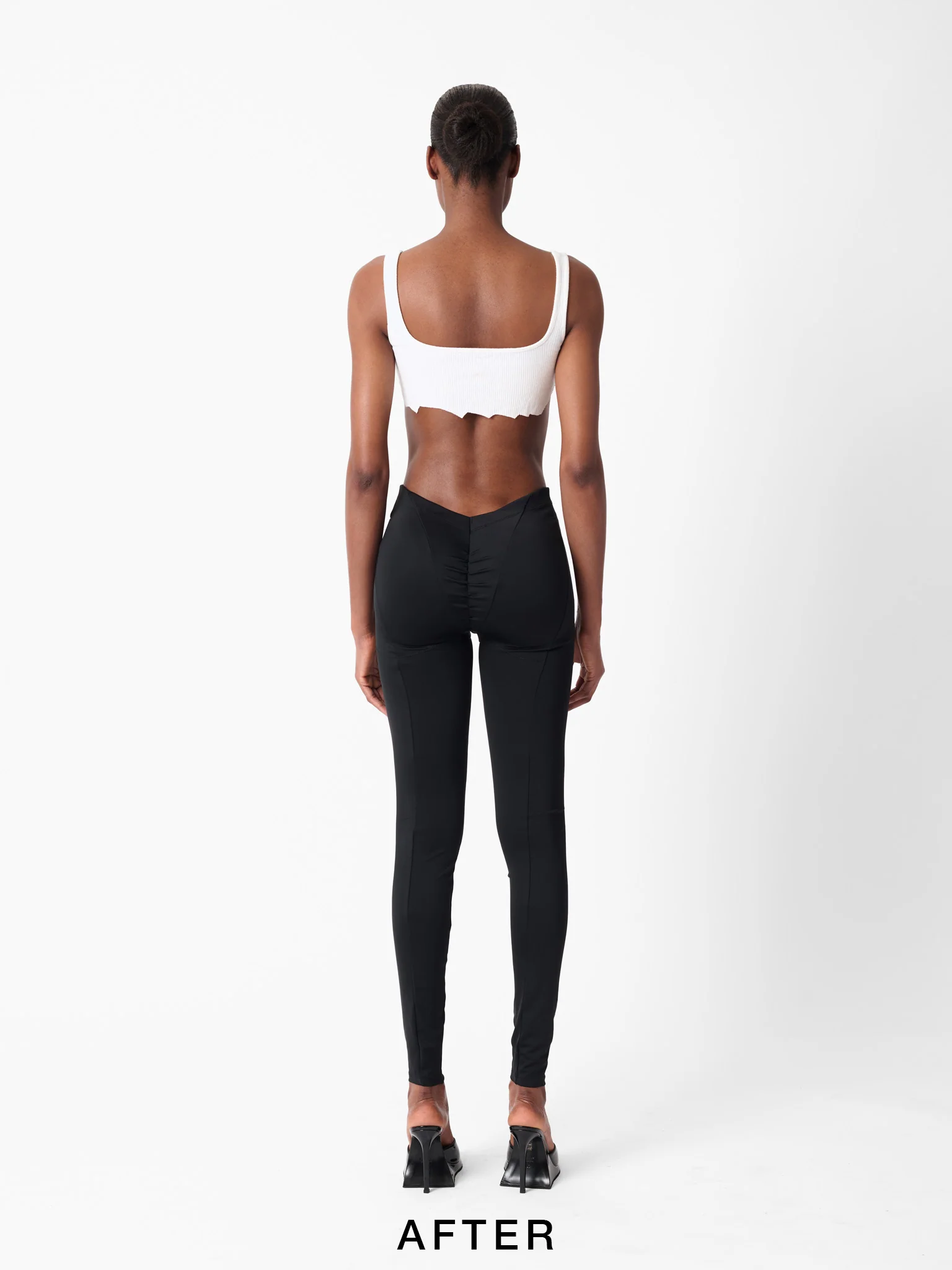 Stacy Padded Leggings Black - Image 9