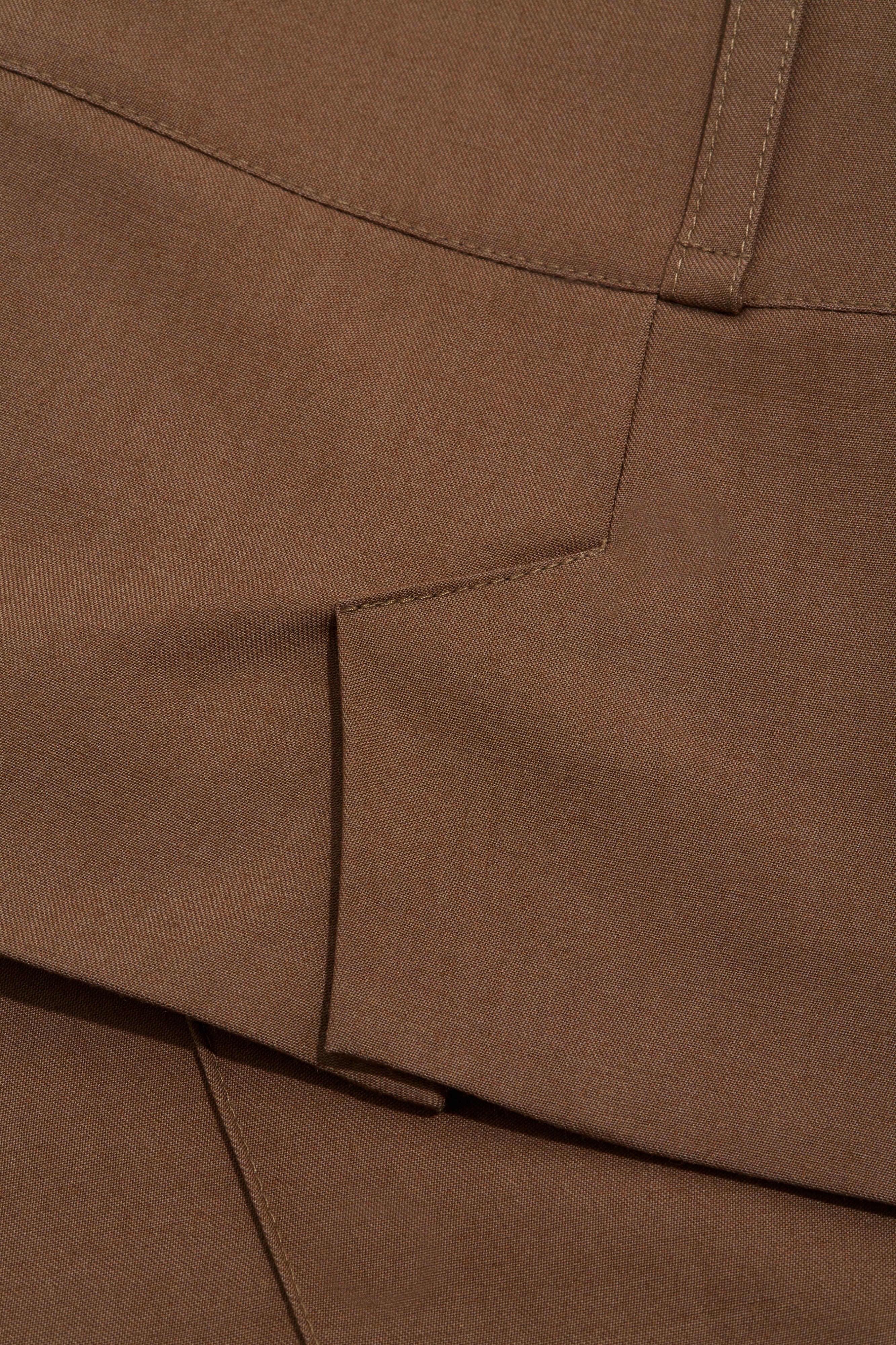 Suzan Micro Tailored Skirt Tobacco - Image 5