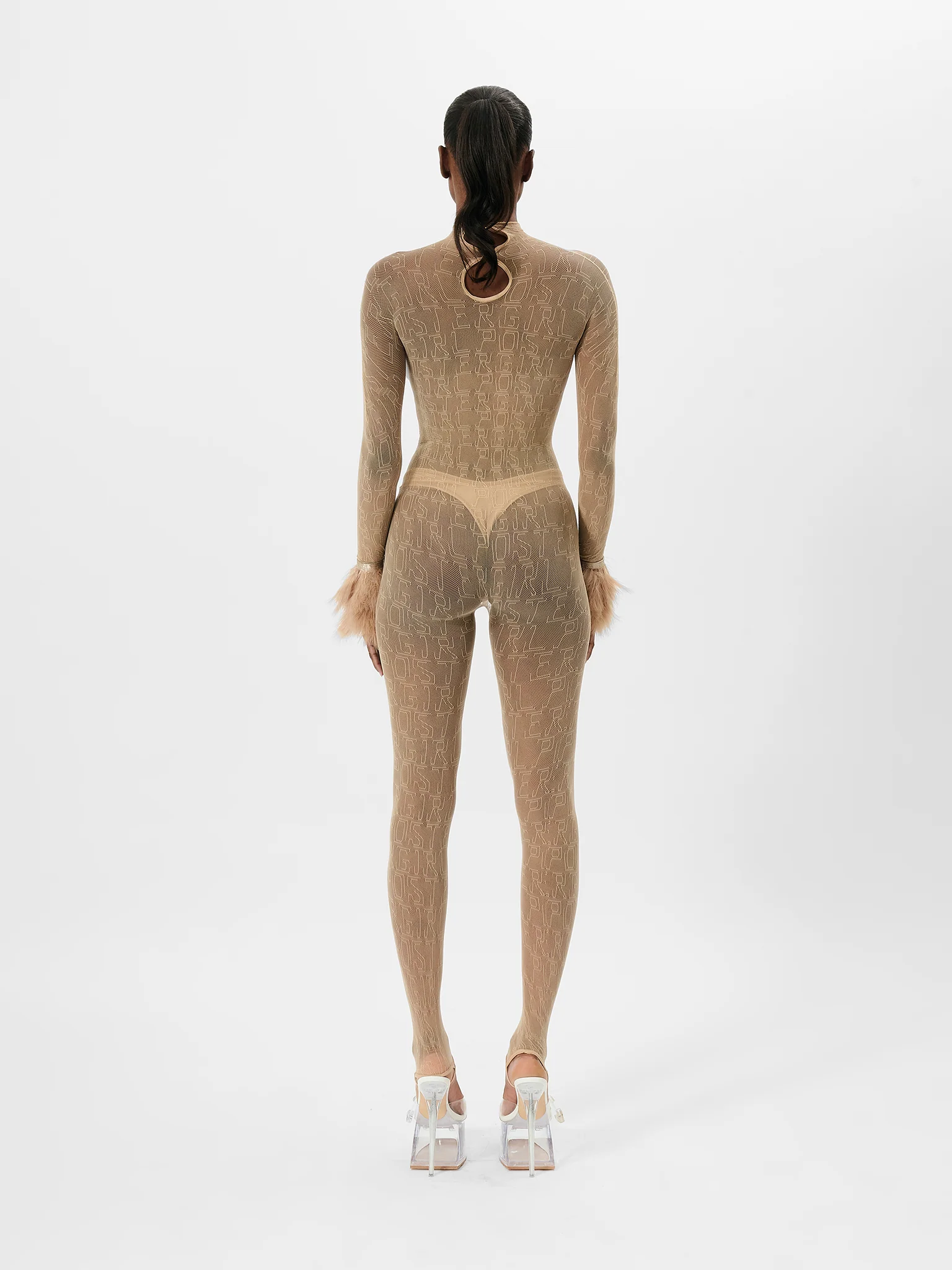 Trophy Jumpsuit Beige - Image 3