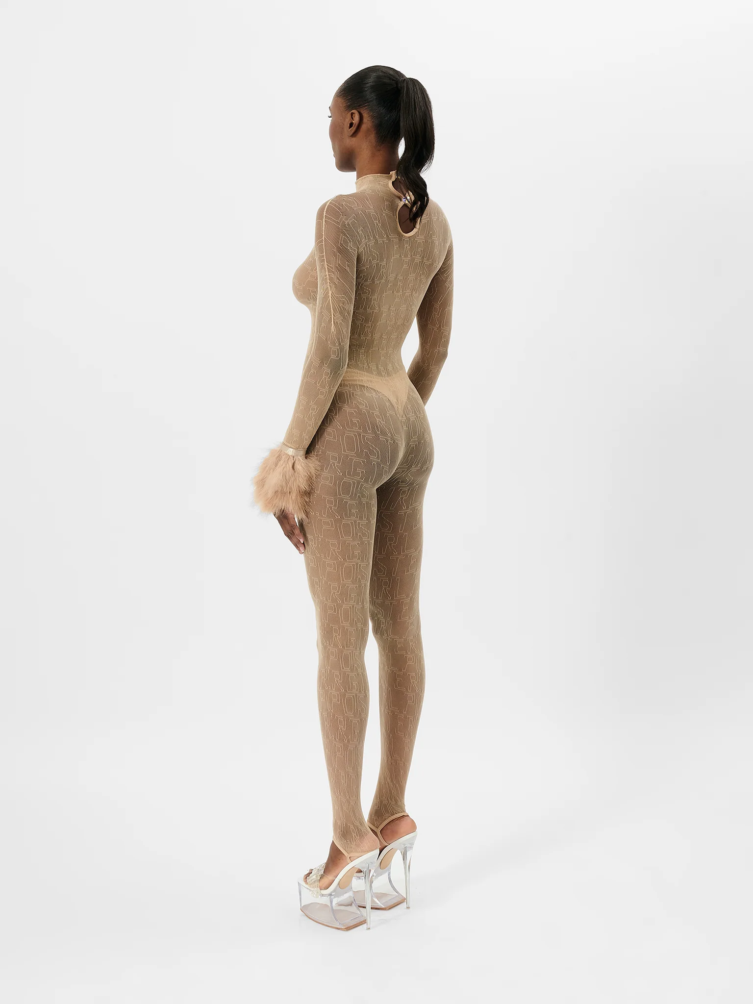 Trophy Jumpsuit Beige - Image 4