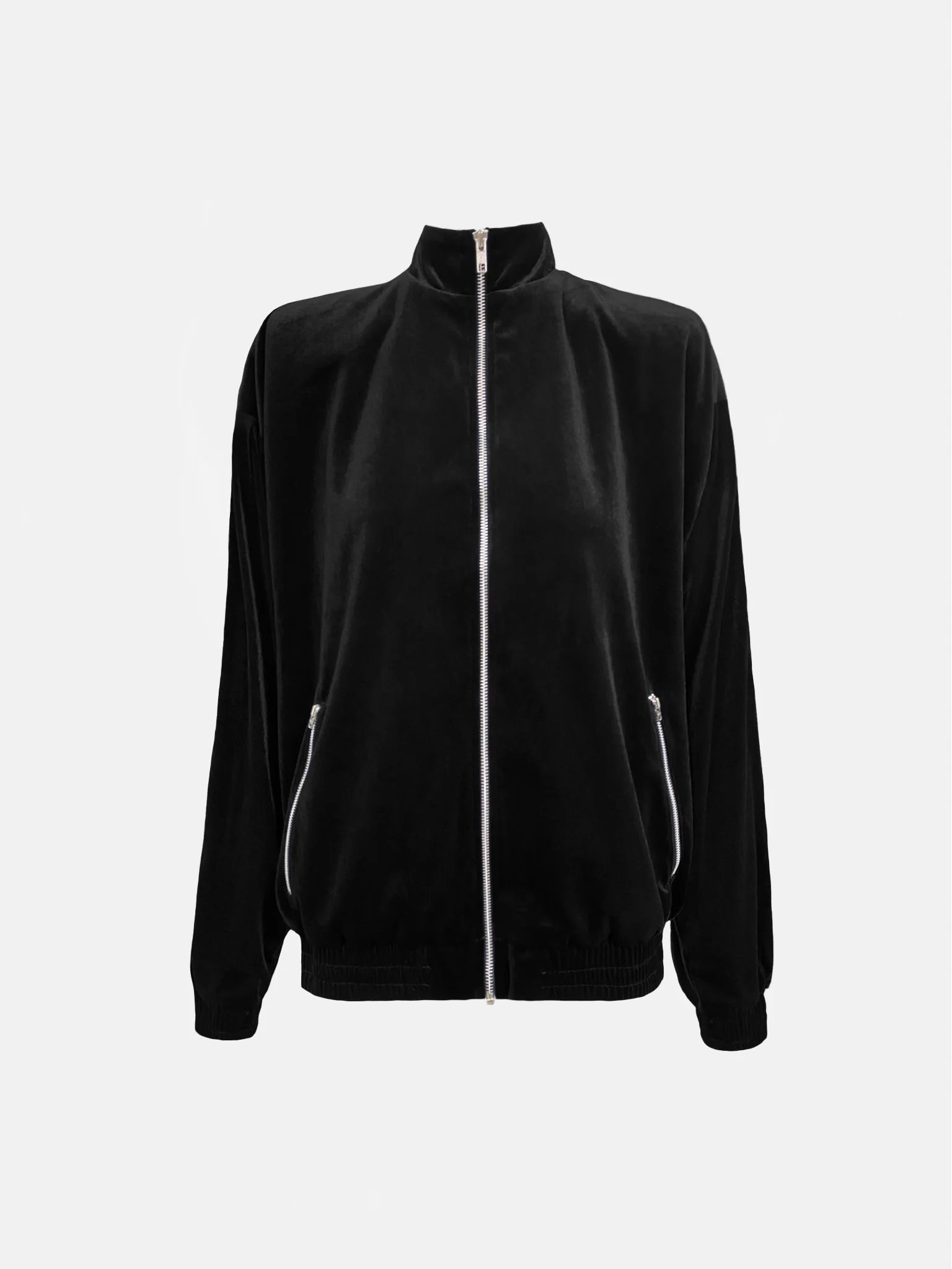 S*x Tape Tracksuit Jacket Velour Black - Image 3