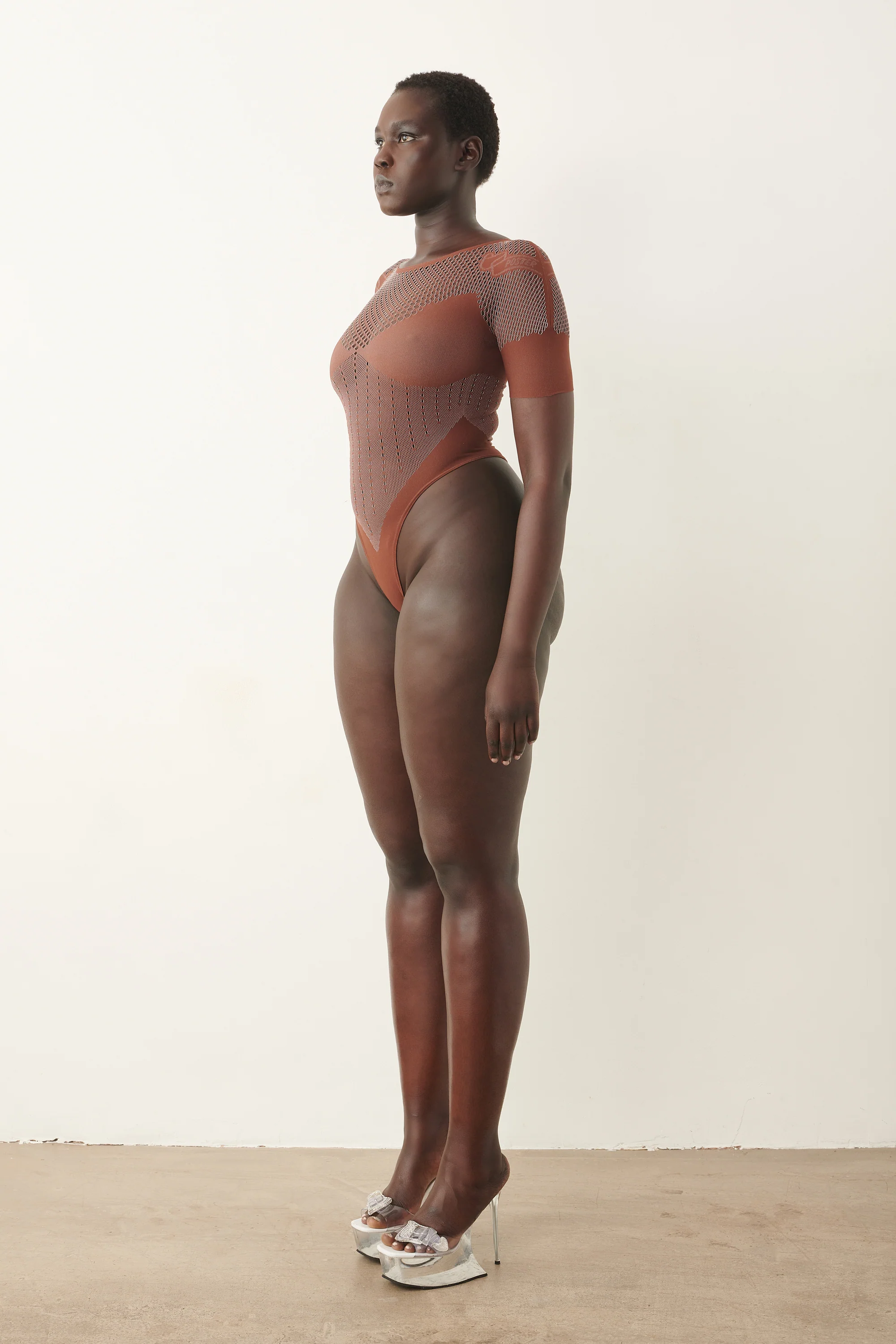 Vivian Bodysuit Old Money Brown - Image 4
