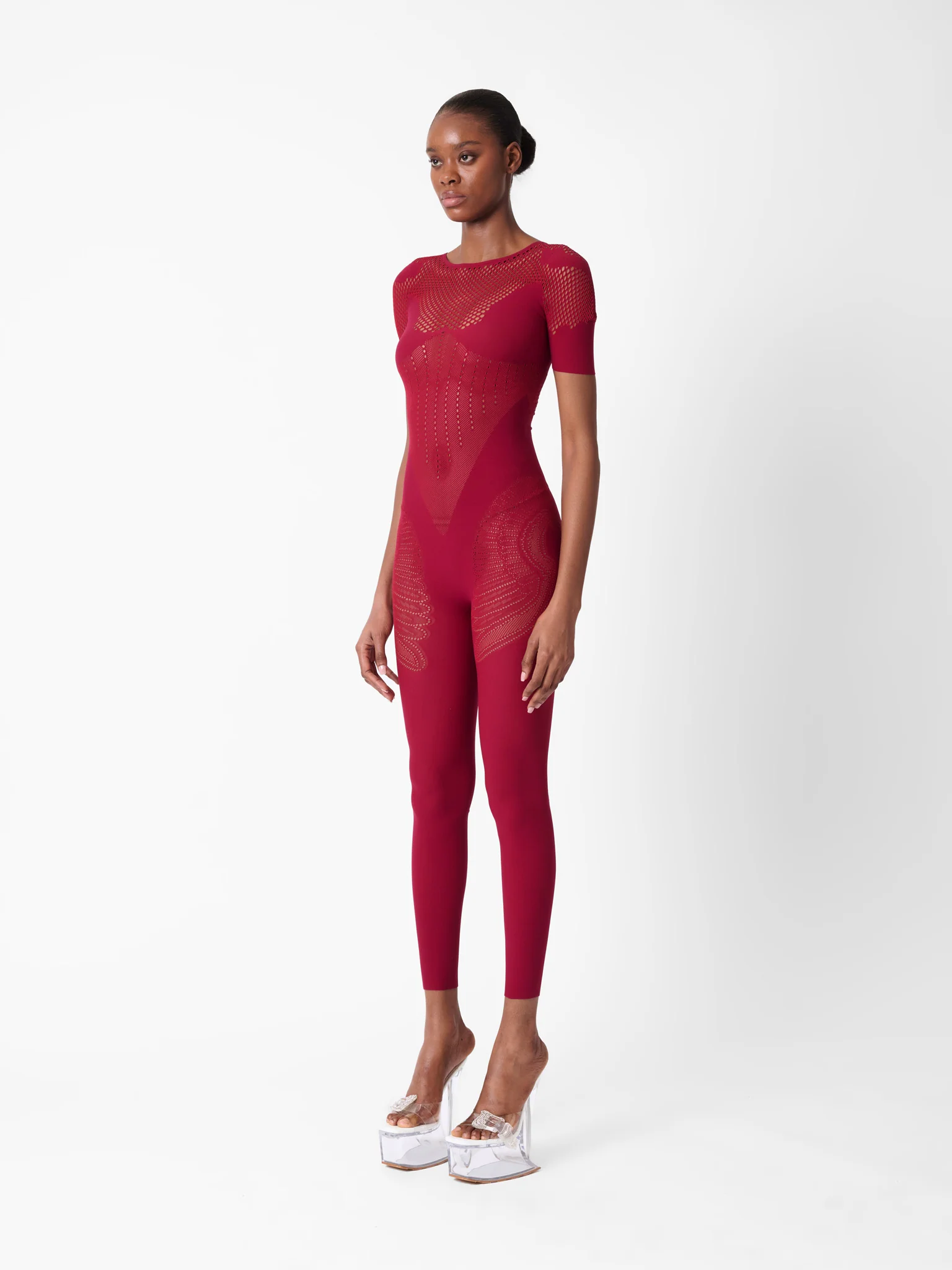 Vivian Jumpsuit Red - Image 3