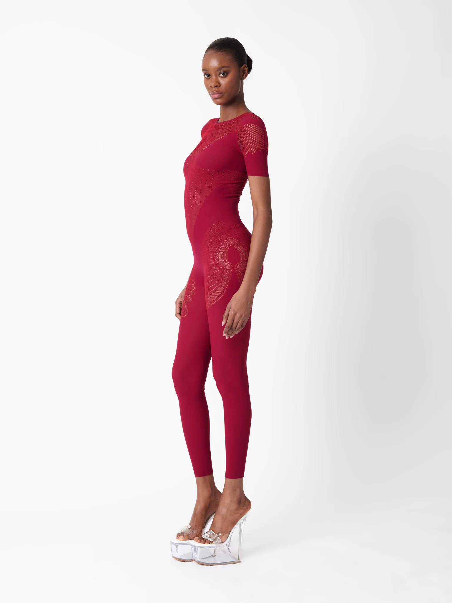 Vivian Jumpsuit Red - Image 5