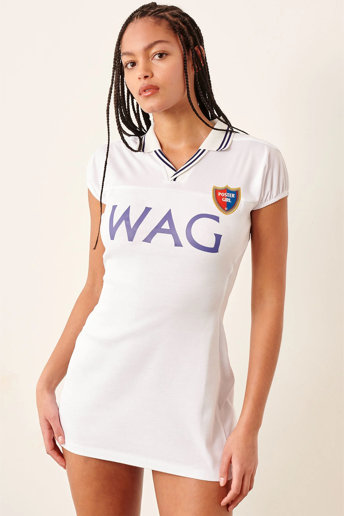 WAG Mini Dress White - Image 3