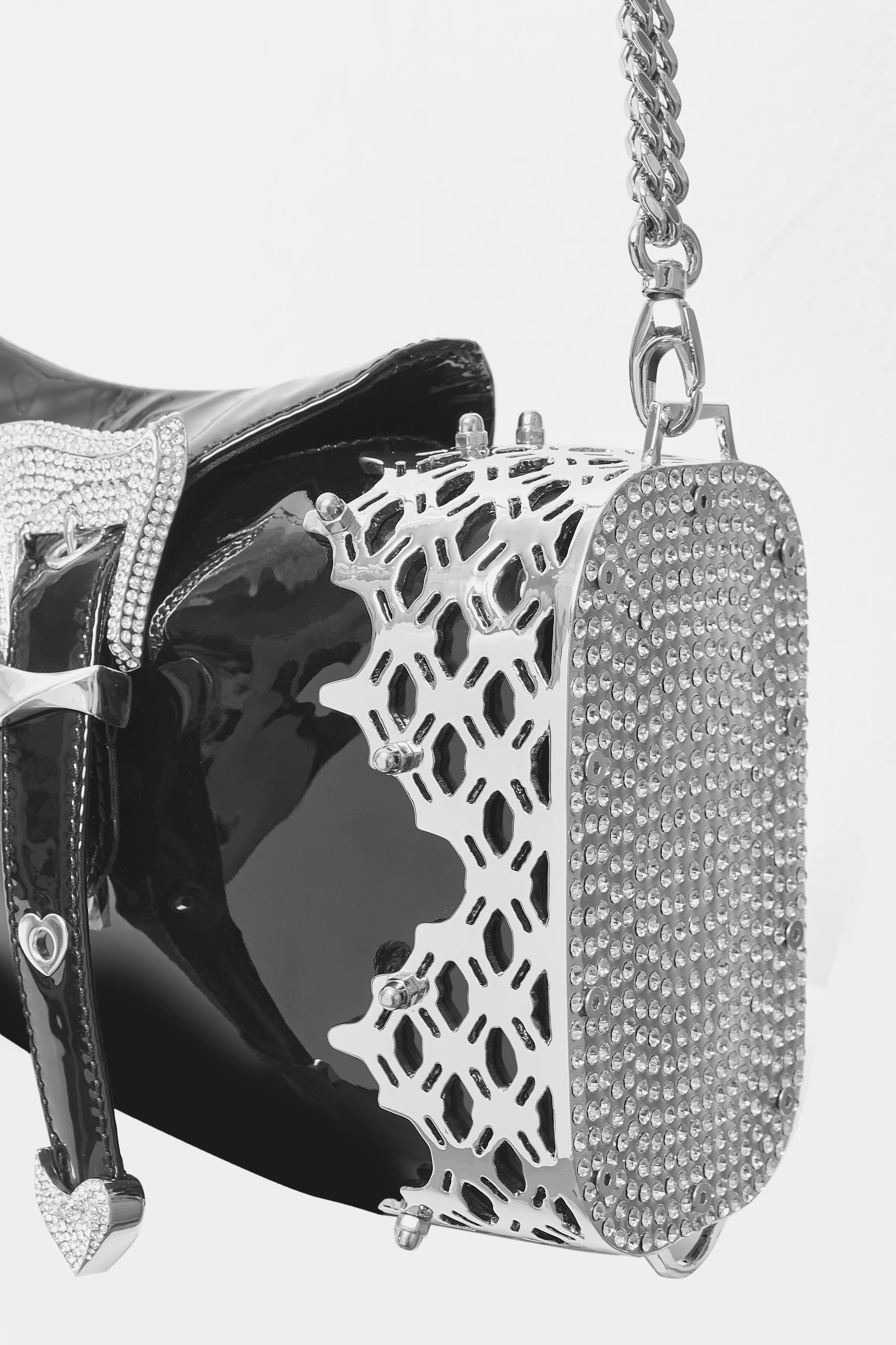Whorne Bag Patent Leather Black - Image 3