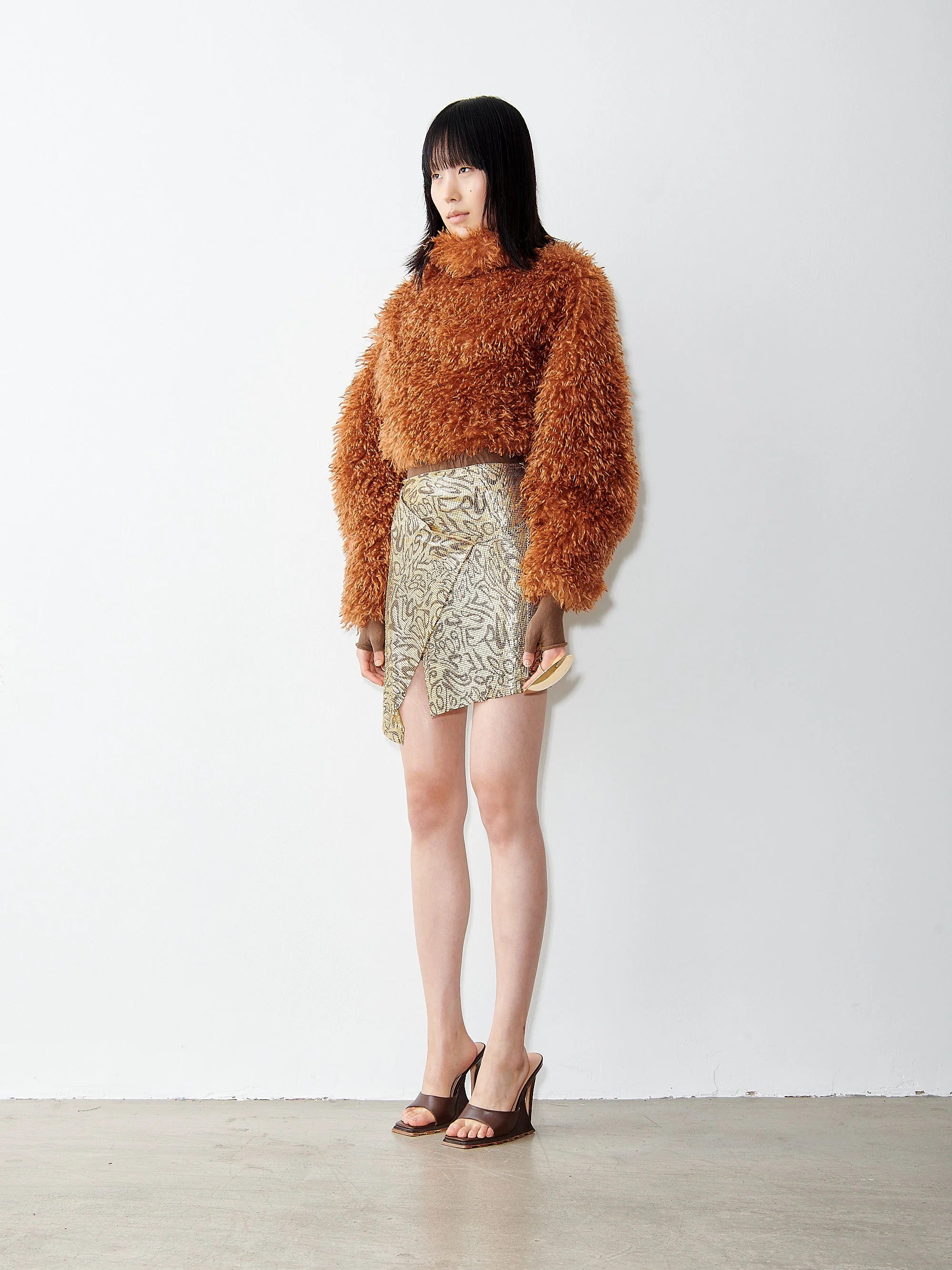 Winona Wrap Skirt Cougar - Image 3
