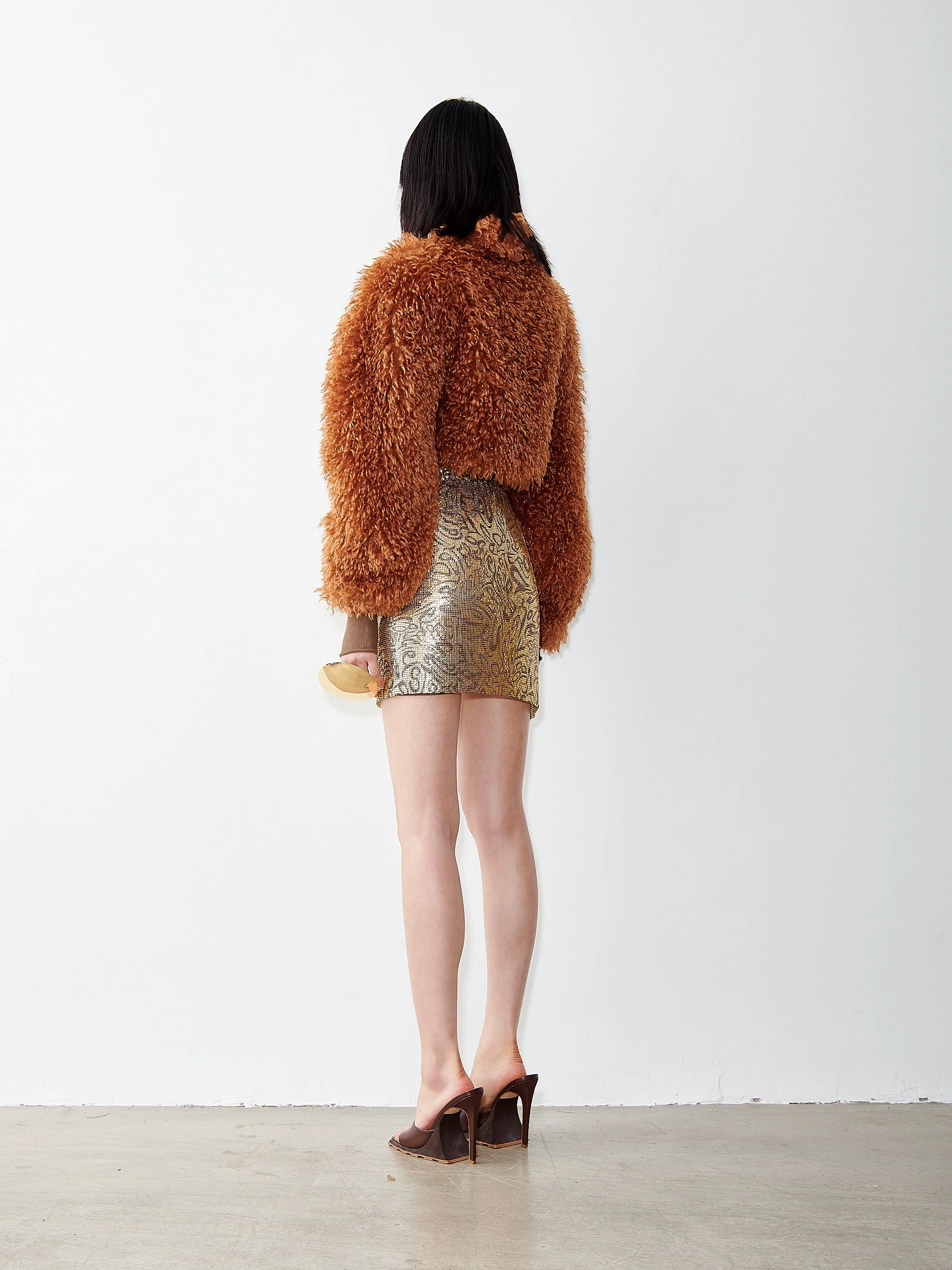 Winona Wrap Skirt Cougar - Image 4
