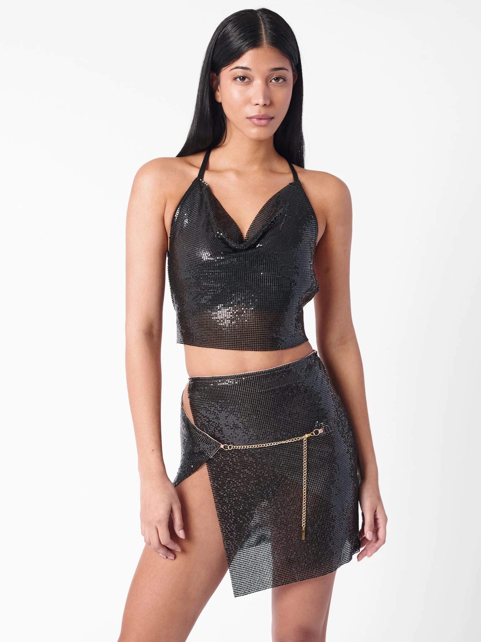 Winona Wrap Skirt Jet Black - Image 7