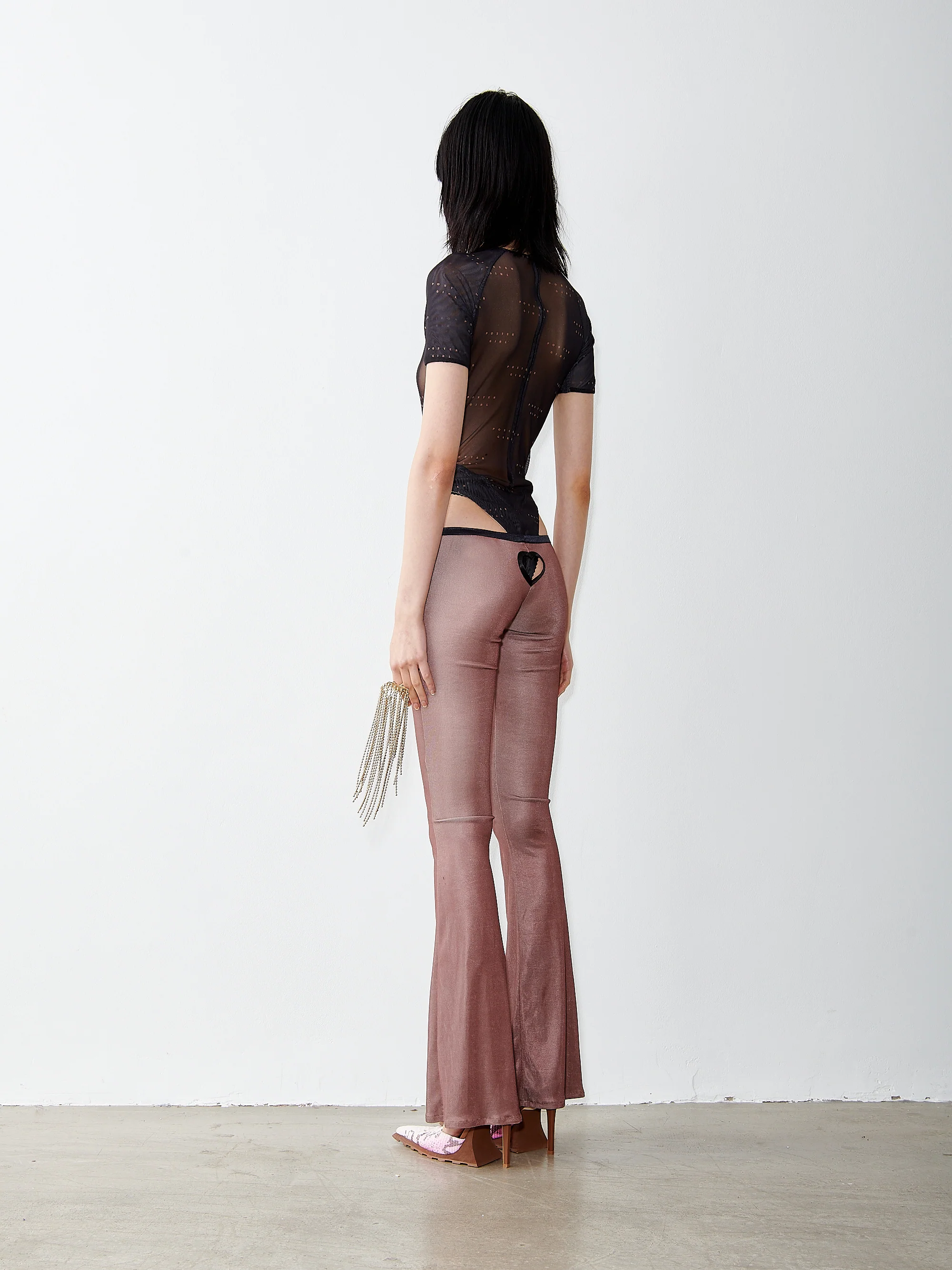 Xyla Bodysuit Black Logo Powermesh - Image 4