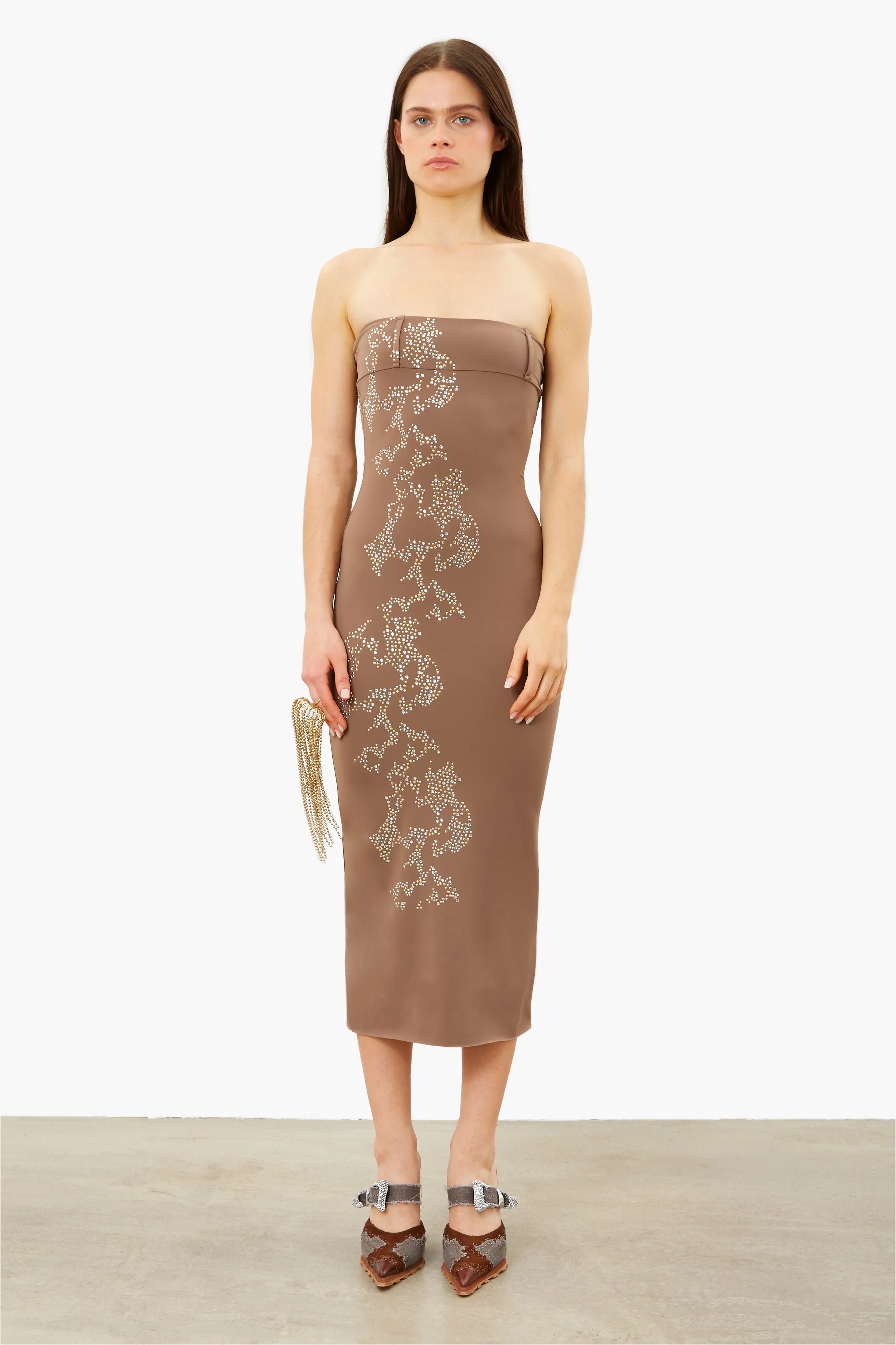 Zahara Dress Tobacco - Image 2